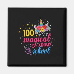 Magische Dagen Eenhoorn Kinder kostuum 100ste dag Magneet