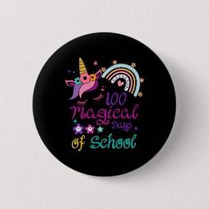Magische dagen van de school Regenboog leraar Eenh Ronde Button 5,7 Cm