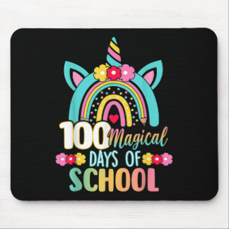 Magische dagen van school eenhoorn regenboog leraa muismat