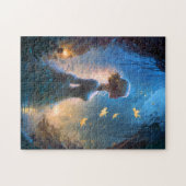 Magische Dame in het water Fantastische kunst Legpuzzel (Horizontaal)