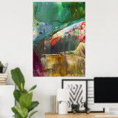 Magische dame poster (Thuiskantoor)