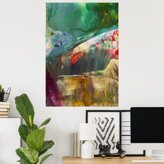 Magische dame poster (Thuiskantoor)