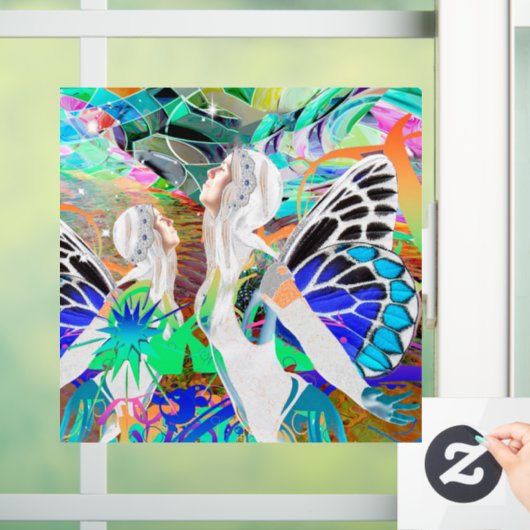 Magische dans Window Cling Raamsticker (Huis)