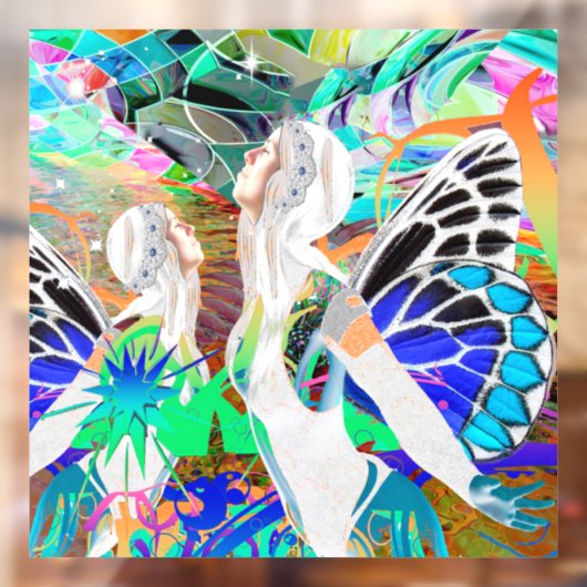 Magische dans Window Cling Raamsticker (Vel 2)