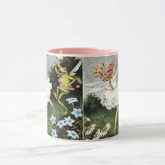 Magische danserij en kikkerkoffie mok met twee too (Midden)