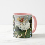 Magische danserij en kikkerkoffie mok met twee too (Voorkant rechts)