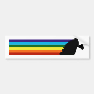 Magische dashinRainbow unicorn-bumper Bumpersticker
