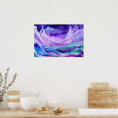 Magische diepvriesijsZeeen Digitaal KunstPoster Poster (Keuken)