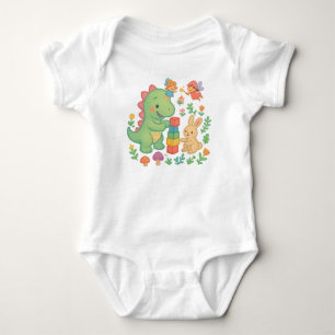 Magische Dino & Bunny – Schattigee sprookjesvriend Romper
