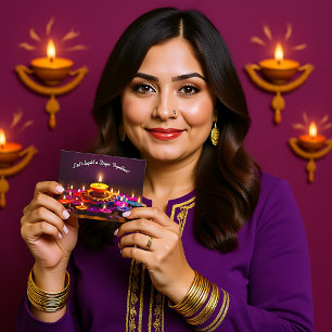 Magische Diwali Radiance Kaart