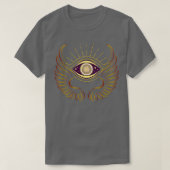 Magische donkerogen occult symbool voor animus t-shirt (Design voorkant)