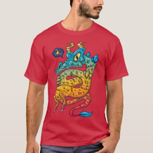 Magische dragodraak Magische scheppende kunst T-shirt