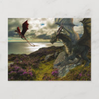 Magische Dragon Ocean Cliff