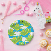 Magische Dragon Schattigee 1e Verjaardag Borden Papieren Bordje (Feest)