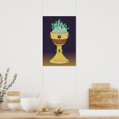 Magische drank in Mazer en Kelk Combinatie Poster (Keuken)