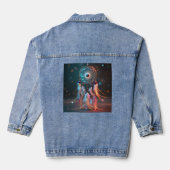 Magische Droomvanger Denim Jas - Boho Chic Jacket (Achterkant)
