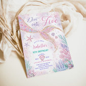 Magische Duik in Vijf Zeemeermin 5e Verjaardagsfee Kaart