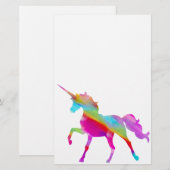 Magische dunne regenboogpransport briefpapier (Voorkant / Achterkant)