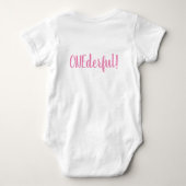 Magische Eenhoorn 1e Verjaardag Baby Shirt (Achterkant)