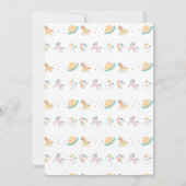 Magische Eenhoorn 2e Verjaardag Uitnodiging (Achterkant)