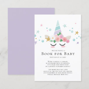 Magische Eenhoorn Baby shower Boek voor Baby Kaart
