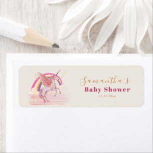 Magische Eenhoorn Baby Shower Feest Etiket