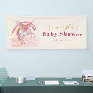Magische Eenhoorn Baby Shower Feest Spandoek