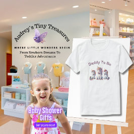 Magische Eenhoorn Baby shower Papa om Shirt te zij