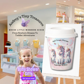 Magische Eenhoorn Baby Shower Papieren Bekers