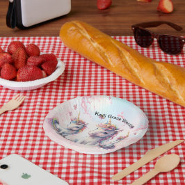 Magische Eenhoorn Baby shower Papieren Schalen Papieren Kommen