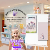 Magische Eenhoorn Baby shower Raffle Enclosure Kaa Informatiekaartje