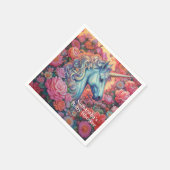 Magische Eenhoorn Baby shower Servet (Hoek)