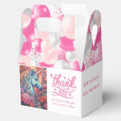 MAGISCHE EENHOORN BALLONNEN BEDANKDOOSJES (Geopend)