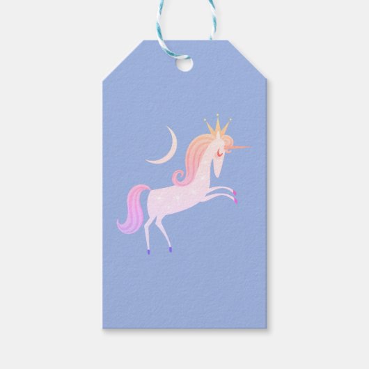 magische eenhoorn cadeaulabel (Voorkant)