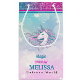 Magische eenhoorn cadeautassen. klein cadeauzakje (Achterkant)