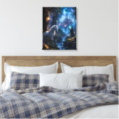 Magische Eenhoorn Canvas Afdruk (Insitu (Slaapkamer))