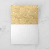 Magische eenhoorn dank u | Gouden regenboog Kaart (Binnen)