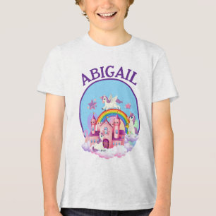 Magische Eenhoorn Dromen Gepersonaliseerd T-shirt 