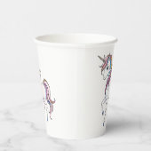 Magische Eenhoorn Dromen - Whimsical Fantasy Desig Papieren Bekers (Rechts)