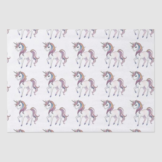 Magische Eenhoorn Dromen - Whimsical Fantasy Desig Tissuepapier (Voorkant)