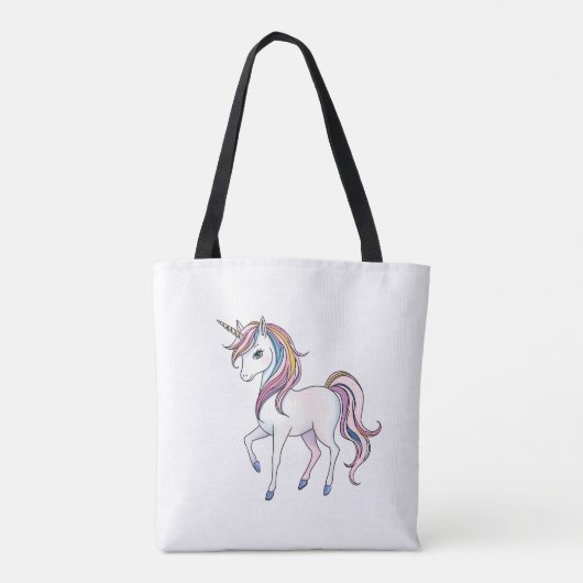 Magische Eenhoorn Dromen - Whimsical Fantasy Desig Tote Bag (Achterkant)