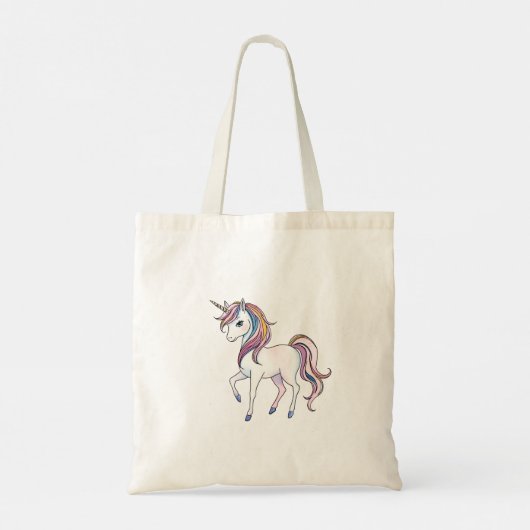 Magische Eenhoorn Dromen - Whimsical Fantasy Desig Tote Bag (Achterkant)