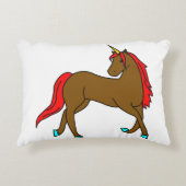 Magische Eenhoorn Droomkussen – Zacht & Sparkly Accent Kussen (Voorkant)