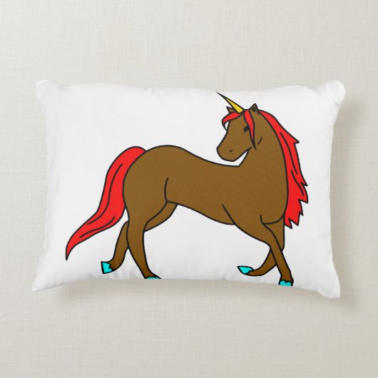 Magische Eenhoorn Droomkussen – Zacht & Sparkly Accent Kussen (Achterkant)