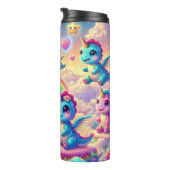 Magische eenhoorn en dinosaurus avontuur thermosbeker (Geroteerd rechts)