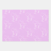 Magische eenhoorn fantasiewolken romance verjaarda inpakpapier vel (Voorkant 2)