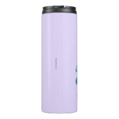 Magische eenhoorn fantasiewolken romance verjaarda thermosbeker (Achterkant)