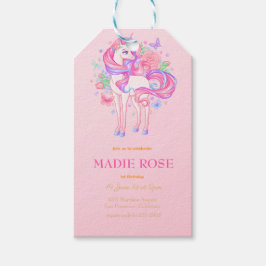 Magische Eenhoorn Feest Verjaardag Cadeaulabel