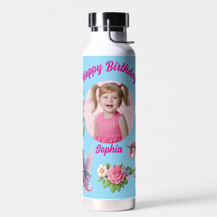 Magische Eenhoorn Foto Verjaardag Waterfles Cadeau