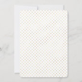 Magische Eenhoorn Gouden Glitter Verjaardag Uitnod Kaart (Achterkant)